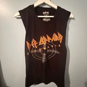 Def Leppard ‘Fyromania’ Band Muscle Shirt